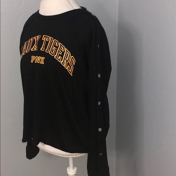 Victoria’s Secret PINK LSU Sweatshirt Med NWT - Picture 3 of 5